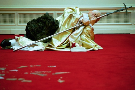 The Ninth Hour by Maurizio Cattelan.