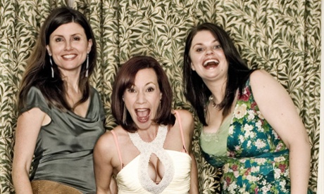 Pulled off the air… Sharon Horgan, Tanya Franks  and Rebekah Staton in BBC3's Pulling.