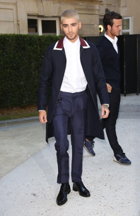 Zayn Malik at the Valentino SS16, show.