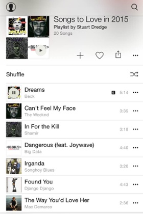 Dredge's playlist