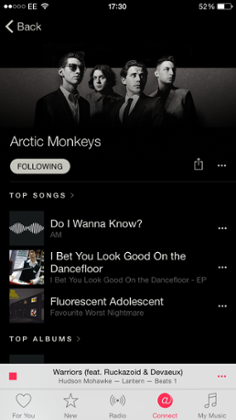Arctic Monkeys connect
