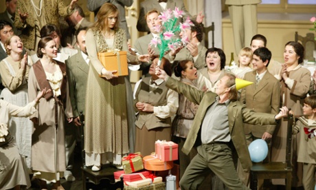 Bolshoi Opera's production of Eugene Onegin featuring Ekaterina Shcherbachenko as Tatiana and Andrew Goodwin as Lensky.