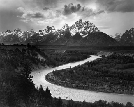 Grand Teton National Park, Wyoming, 1942 by the great photographer of the wilderness, Ansel Adams.