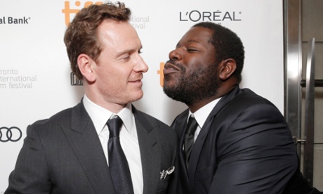 Michael Fassbender and Steve McQueen at the Toronto premiere of 12 Years a Slave.