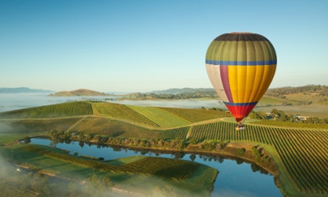 Ballooning over the Yarra valley