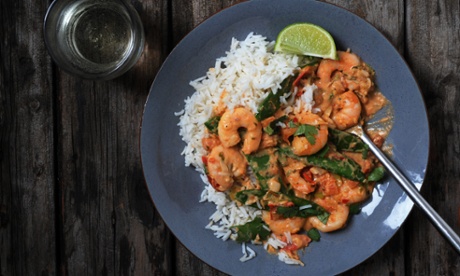 An east-Asian-South-American prawn curry, courtesy of this week's winner, Sarah...