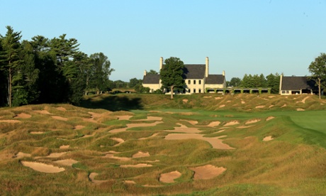 All 520 yards of the par-four 18th at Whistling Straits.