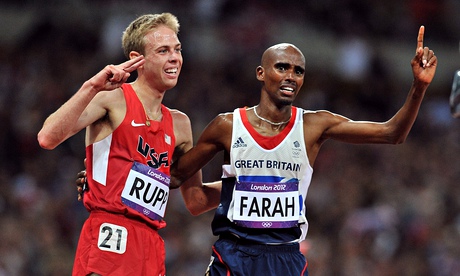 Mo Farah and Galen Rupp