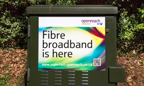Here but not now … BT's fibre broadband ad promises much but has failed to deliver.