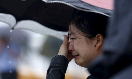 A relative of a missing passenger from the capsized Eastern Star.