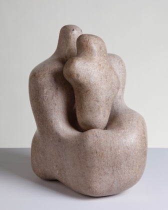 Hepworth's Mother and Child (1934), made of pink ancaster stone310 x 260 x 220 mmThe Hepworth Wakefield