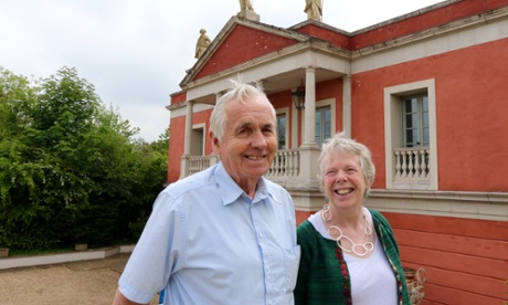 Martin and Lizzie Graham of Longborough festival Opera. Photograph: Alan Rusbridger for the Guardian