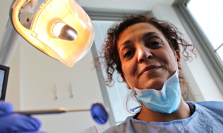 Open wide … dentist Serpil Djemal in The Truth About Your Teeth. Photograph: Raw Television Ltd/BBC