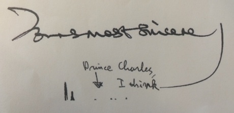 Prince Charles letter