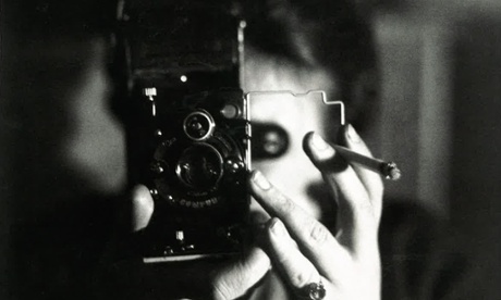 Self-portrait with Icarette, circa 1925.