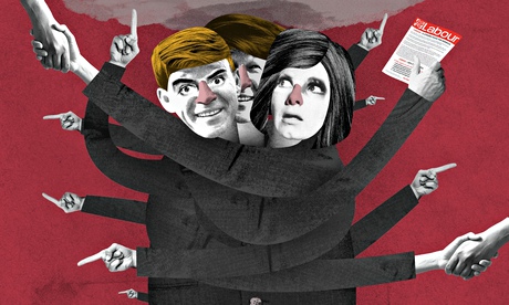 Nate Kitch illustration showing hydra-headed Labour