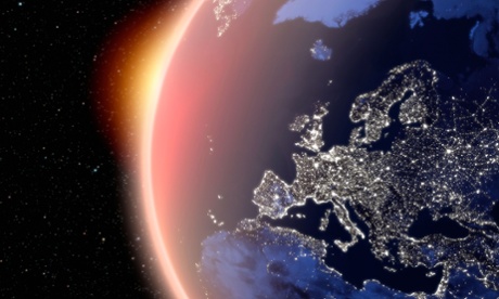 Europe from a satellite