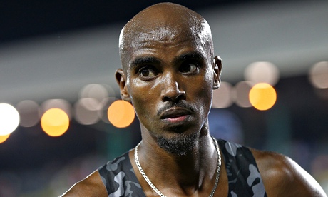 Mo Farah in Eugene, Oregon
