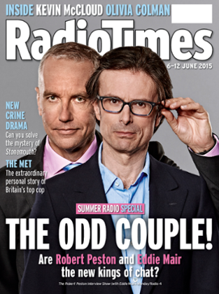 Robert Peston and Eddie Mair on the cover of Radio Times