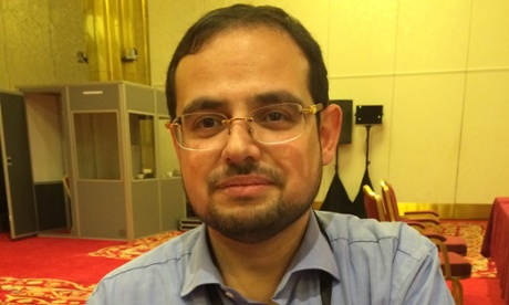 Aimen Dean, former al-Qaida fighter turned British intelligence agent, pictured in Doha this week. 