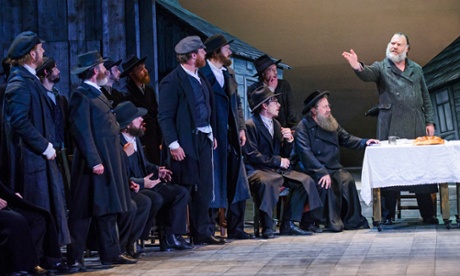 Bryn Terfel (Tevye), far right, in Fiddler on the Roof at Grange Park Opera.