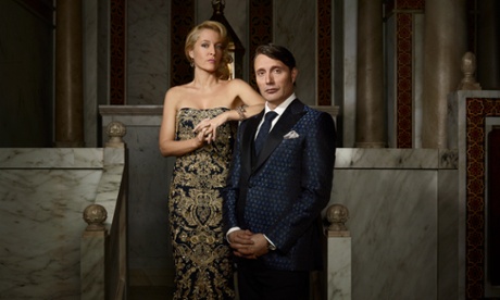 Doctor, doctor, I'm feeling a bit European… Gillian Anderson and Mads Mikkelsen.