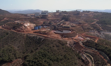 Minas Rio. Aerial view of Beneficiation Plant in Conceição do Mato Dentro, Minas Gerais State.
