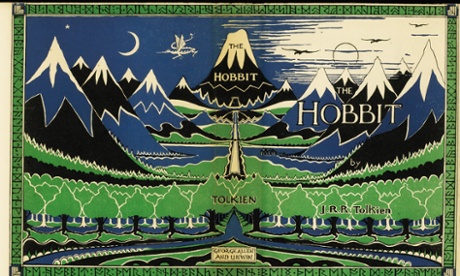 The first edition of The Hobbit from 1937, inscribed in Old English by JRR Tolkien as a gift to one of his first students at Leeds University.