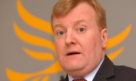 Charles Kennedy addresses the Lib Dems' 2004 conference.