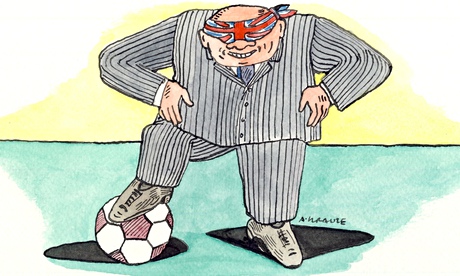 Andrzej Krauze illustration - Fifa and England