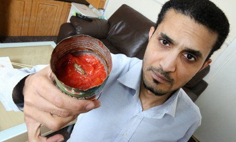 Muhammad with the lizard. Shocked Sanam Hussain was making lunch when she made the grisly discovery yesterday