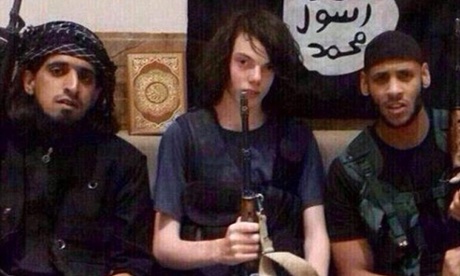 This painfully shy, anxious boy found his place in the world as a suicide bomber ... Jake Bilardi (centre). Photograph: AAP