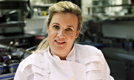 Hélène Darroze in her Paris restaurant