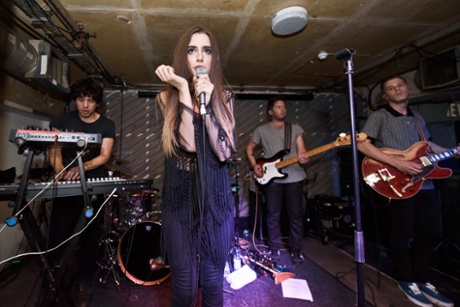 Ryn Weaver and band.