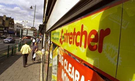 Poundstretcher shop window