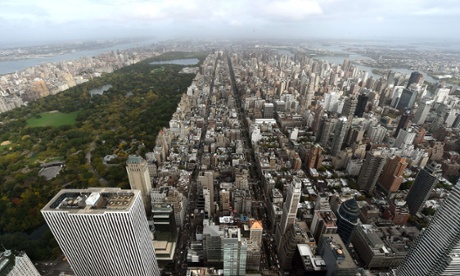 Urban jungle: New York City's Upper East Side.