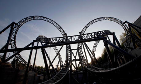 The Smiler ride at Alton Towers.