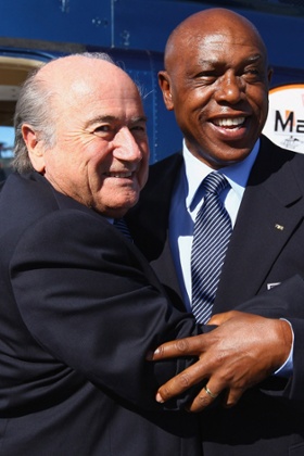 Sepp with colleague Tokyo Sexwale