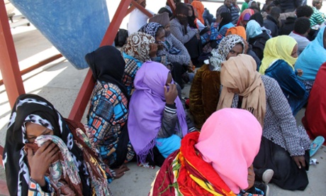 Libyan migrants