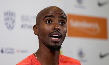 British athlete Mo Farah