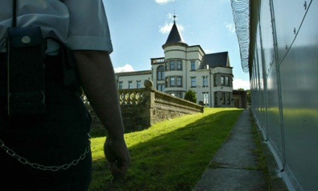 Last week Victor Daodu was sent to Dungavel immigration removal centre in South Lanarkshire, pictured, and threatened with imminent deportation back to Lagos.