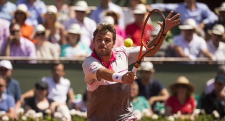 Stan Wawrinka in action.