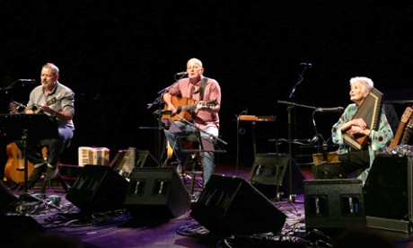 Neil MacColl, Calum MacColl and Peggy Seeger.