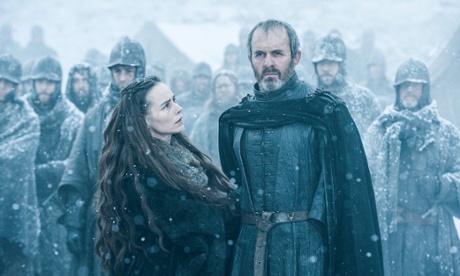 The Baratheons make a choice… Tara Fitzgerald and Stephane Dillane.
