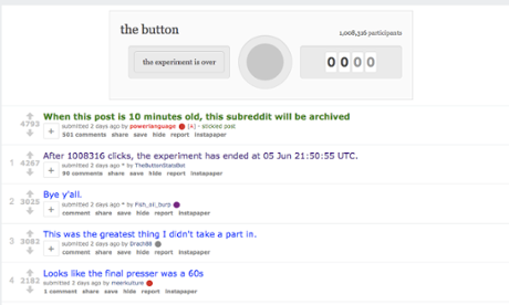 The Button on Reddit.