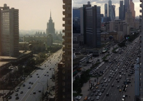 Moscow then and now