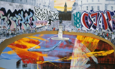 The Poll Tax Riots, 2005, Dexter Dalwood