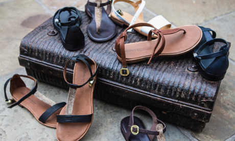 Australian shoes made from kangaroo skin.