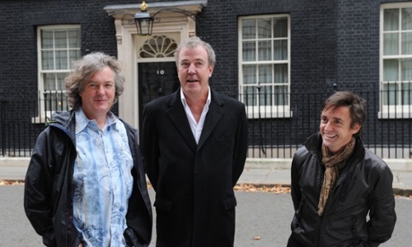 Top Gear presenters James May, Jeremy Clarkson and Richard Hammond in 2011.