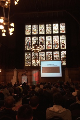Stained glass in the Beurs van Berlage